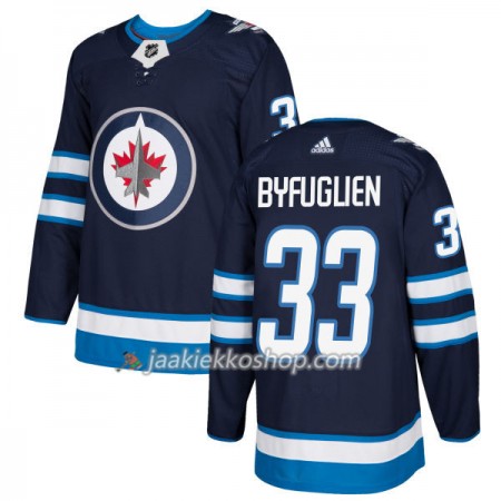 Miehille NHL Winnipeg Jets Pelipaita Dustin Byfuglien 33 Adidas 2017-2018 Laivastonsininen Authentic